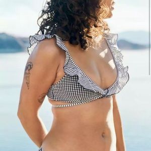 Aerie Ruffle Wrap Bikini Top